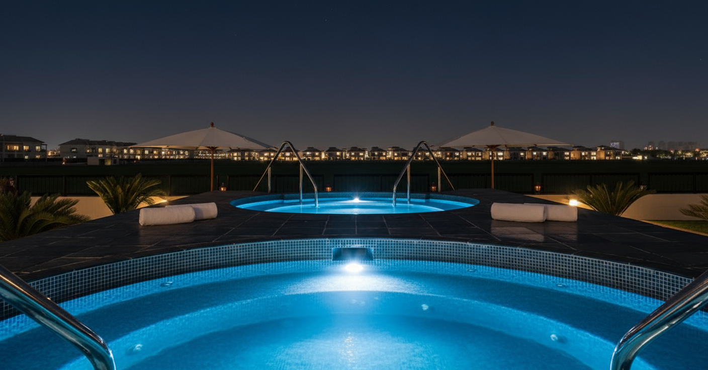 Evening Pool